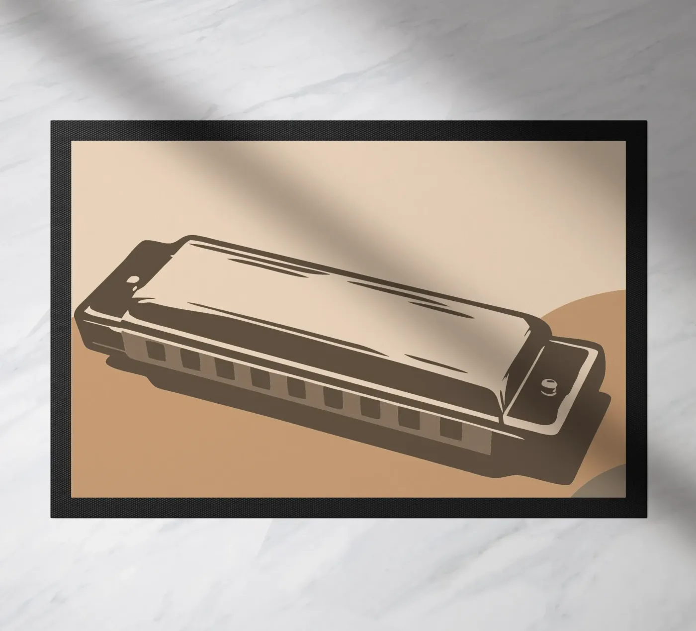 Harmonica doormat by MUSIC EDITION