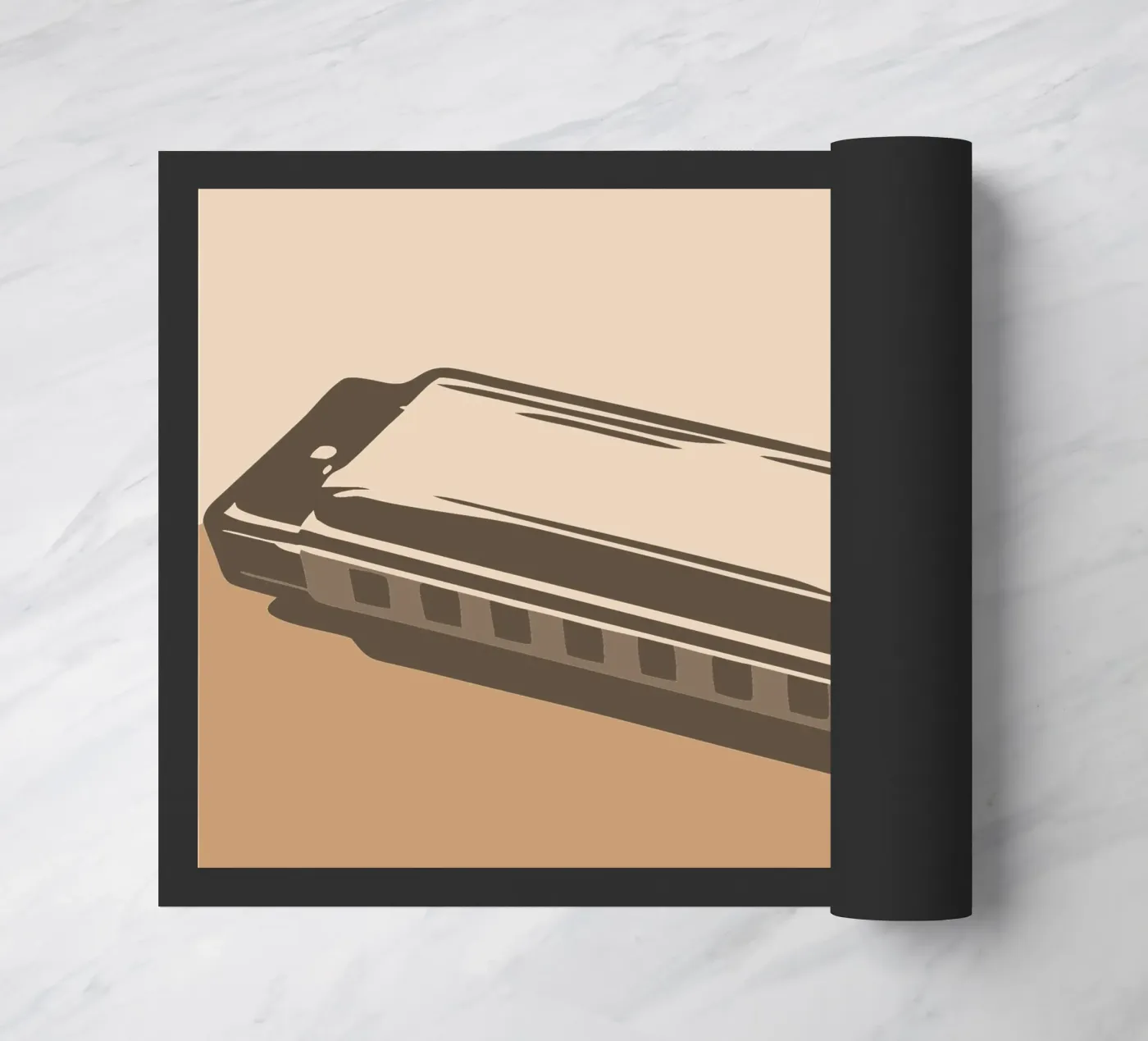 Harmonica doormat by MUSIC EDITION