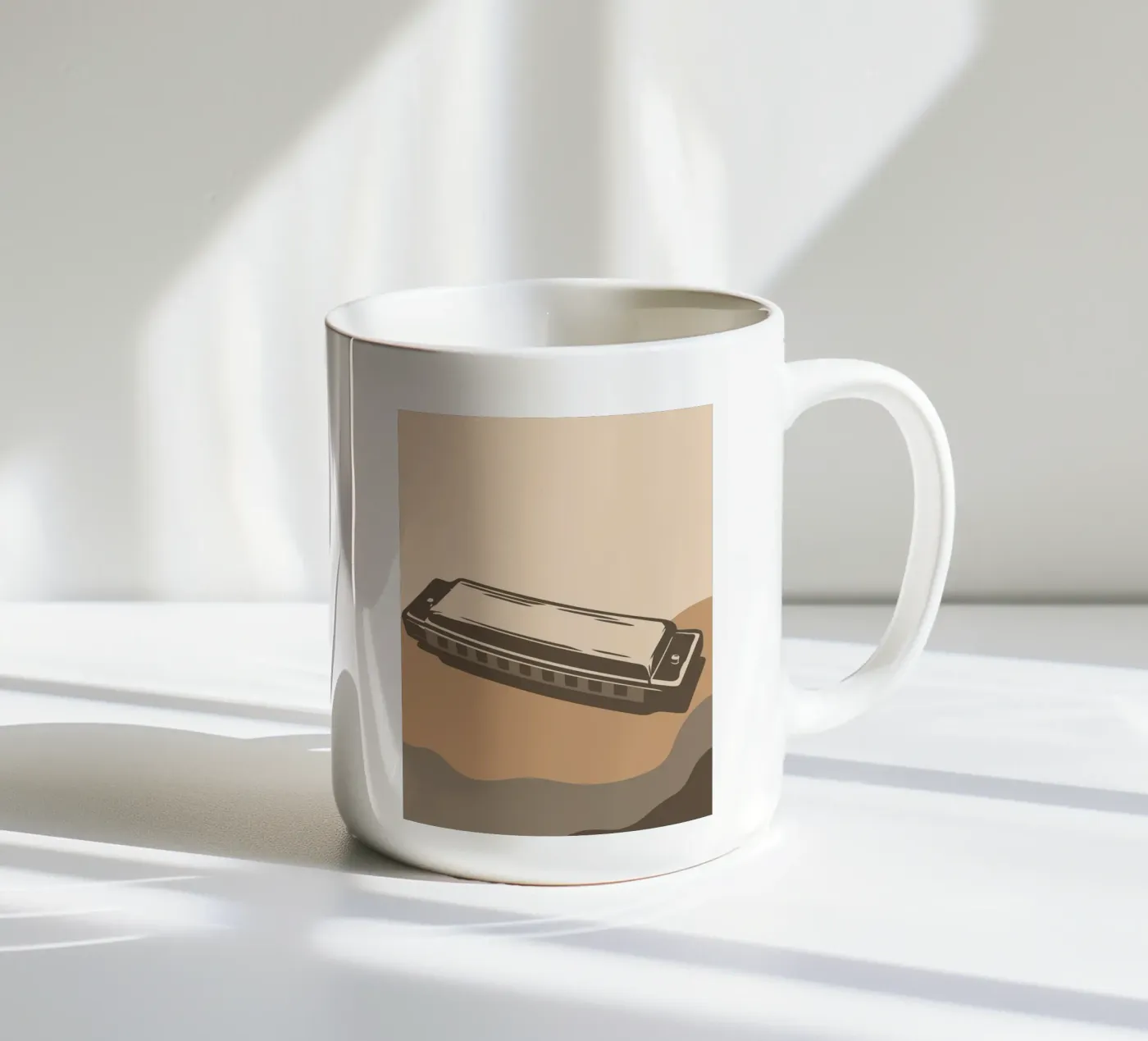 Harmonica ceramic mug by MUSIC EDITION