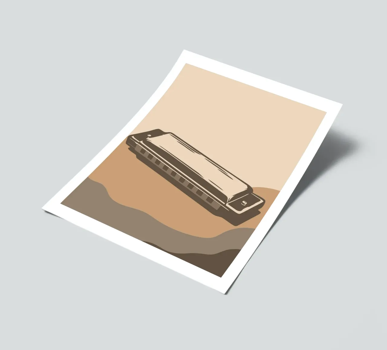 Harmonica stickervel van MUSIC EDITION