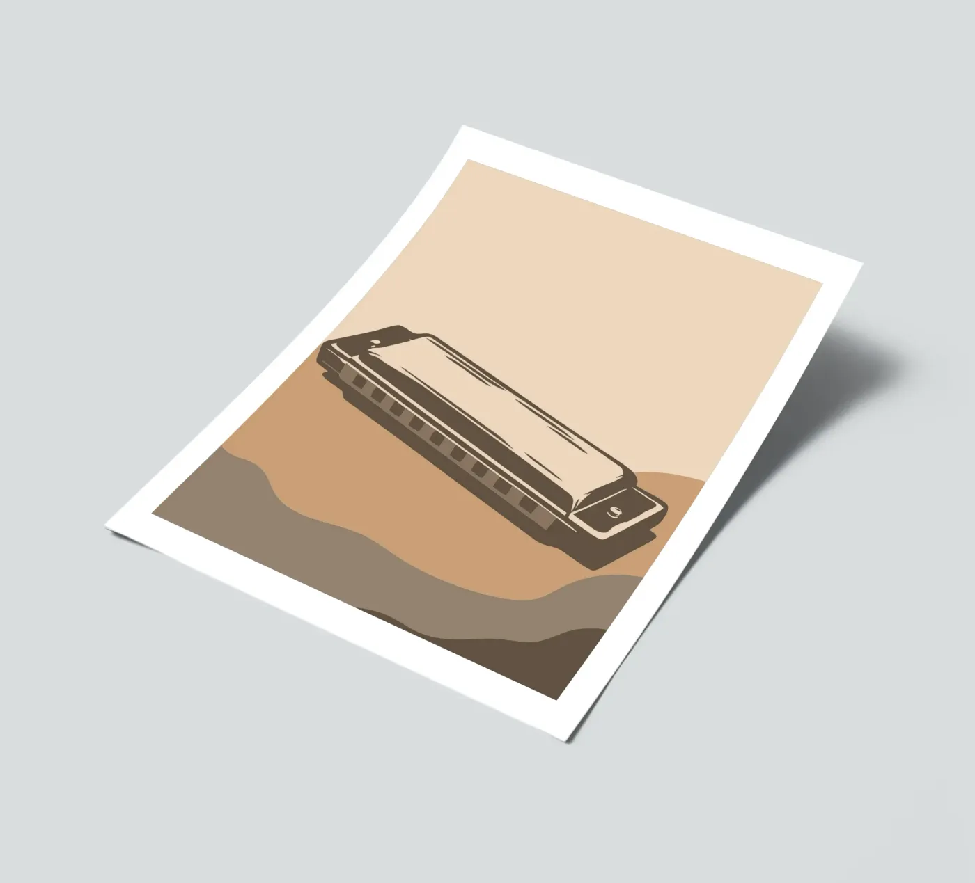 Harmonica stickervel van MUSIC EDITION