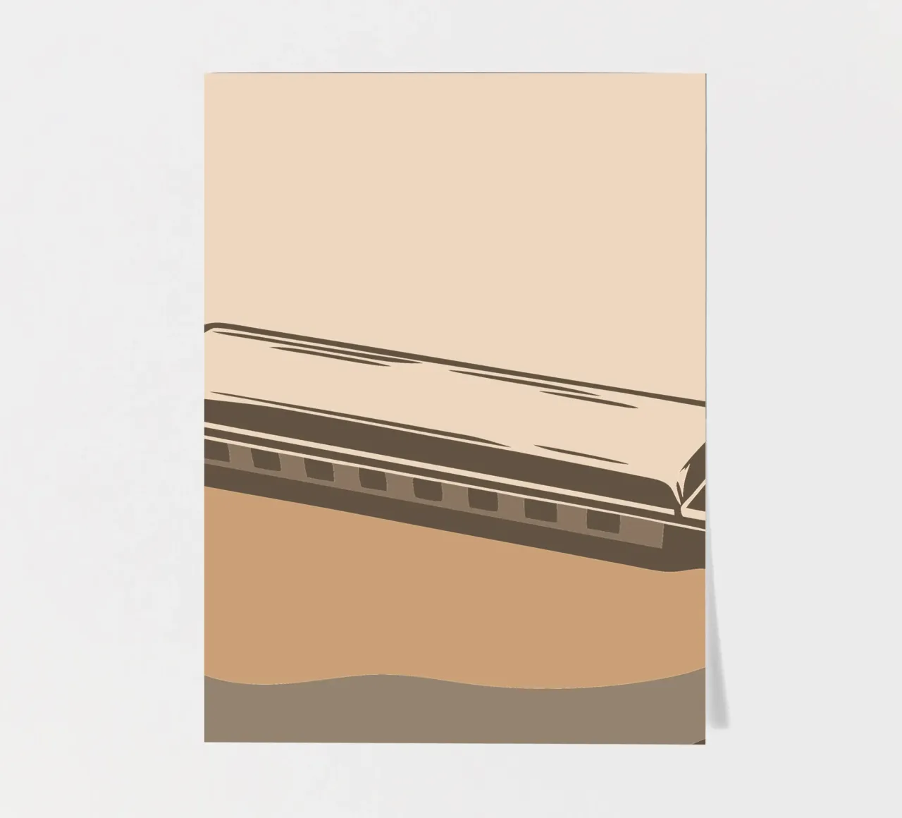 Harmonica stickervel van MUSIC EDITION