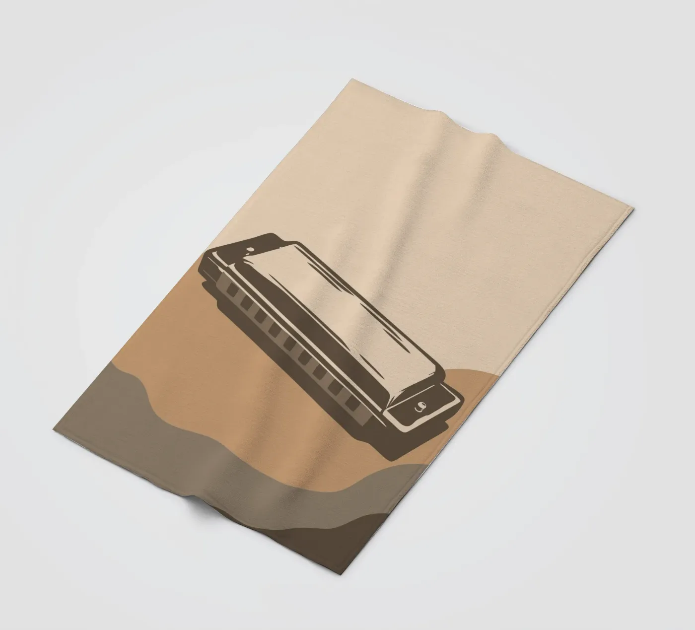 Harmonica fleecedeken van MUSIC EDITION