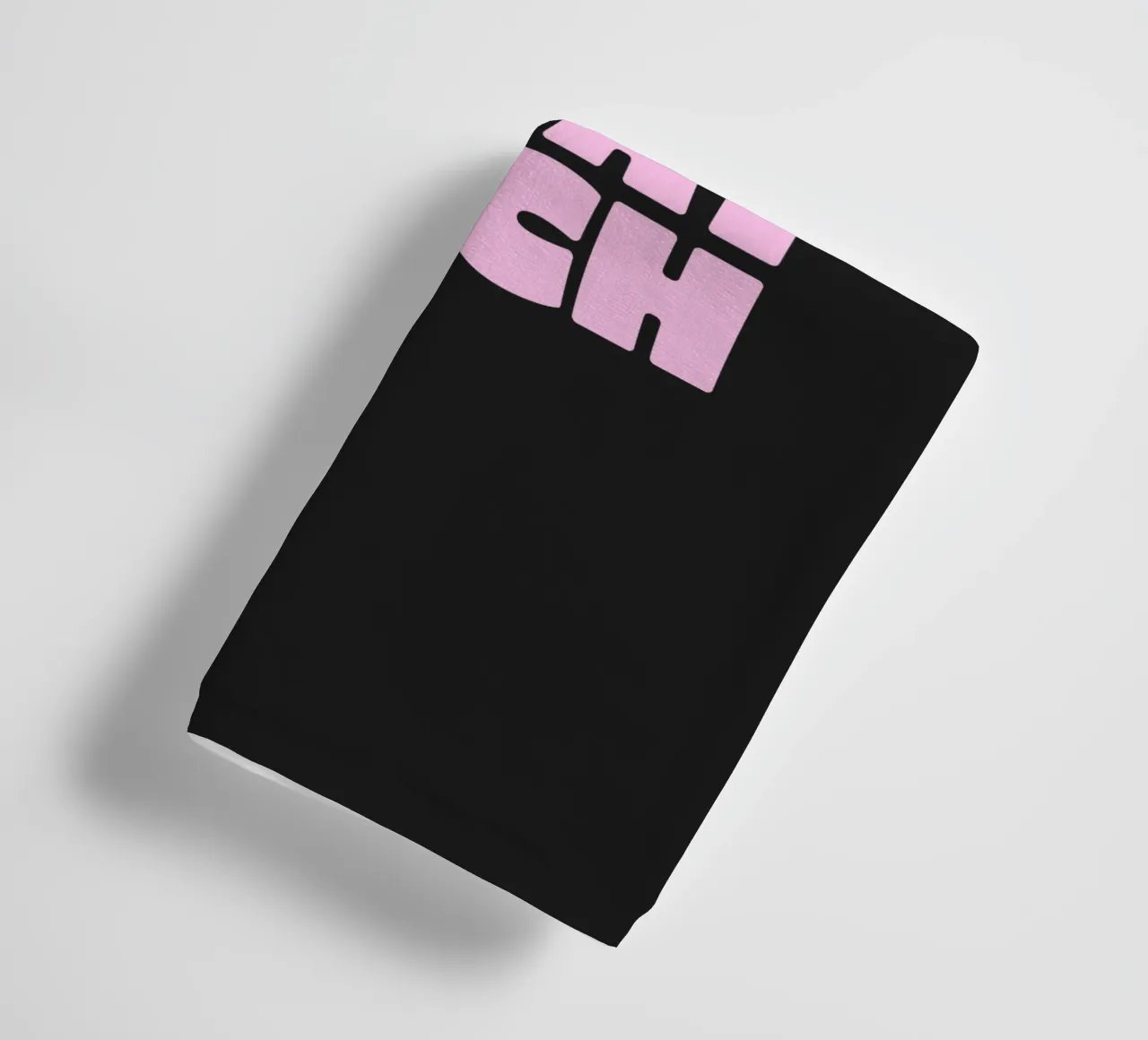 You're Doing Great Bitch Sassy Typography Print Pink & Black towel by THE MOTIVATED TYPE
