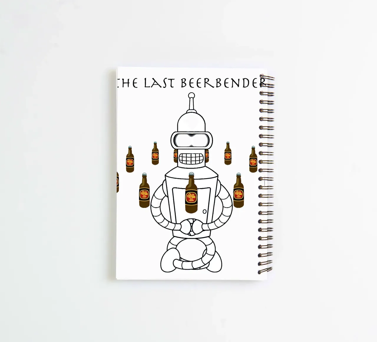 the last beerbender spiral notebook by Danielshop