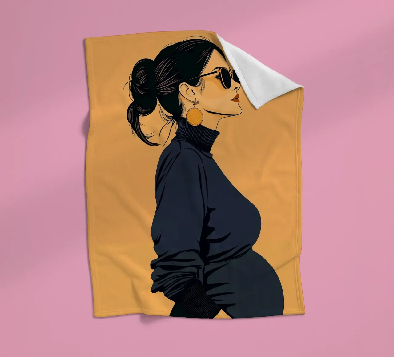 Cool mum fleece blanket by Synthaira