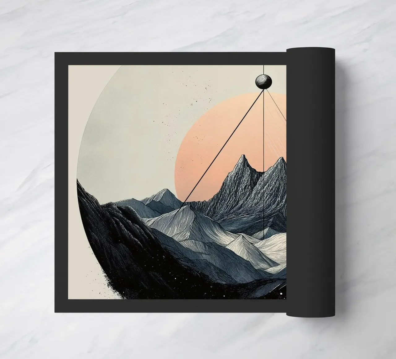 Mountain compass zerbino da Synthaira