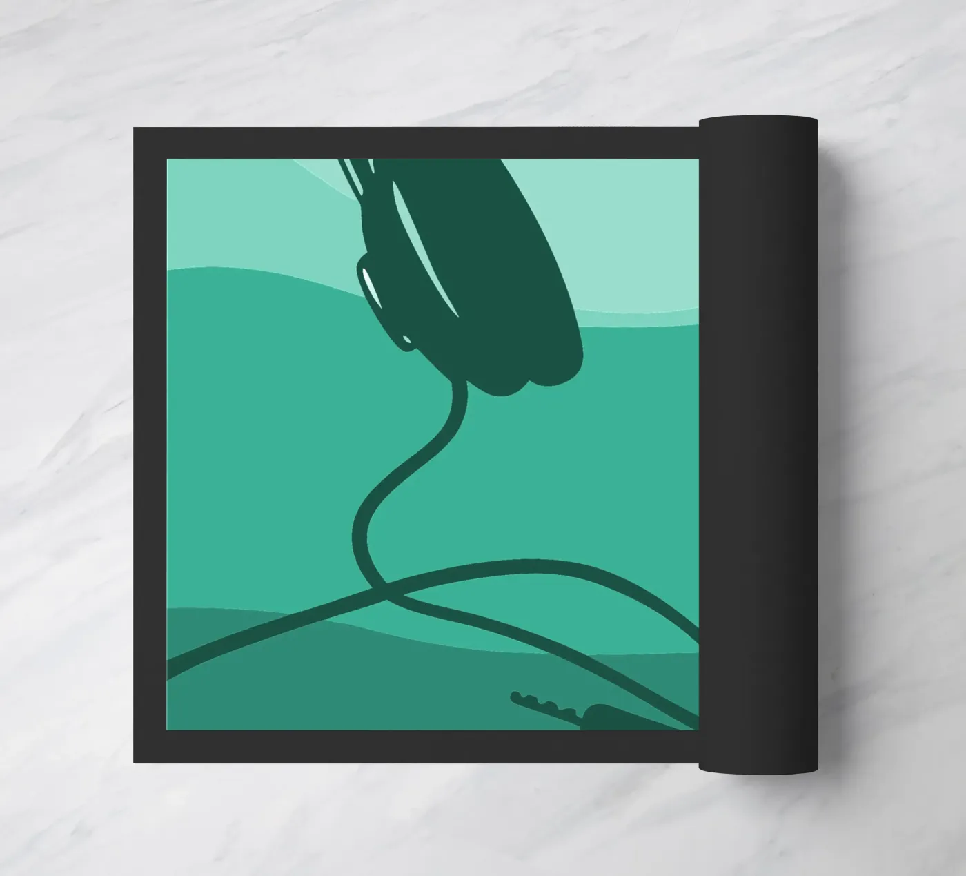 Hoofdtelefoon deurmat van MUSIC EDITION