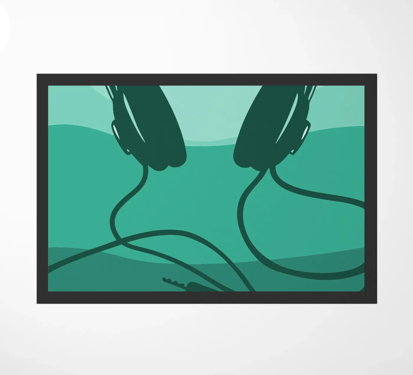 Hoofdtelefoon deurmat van MUSIC EDITION