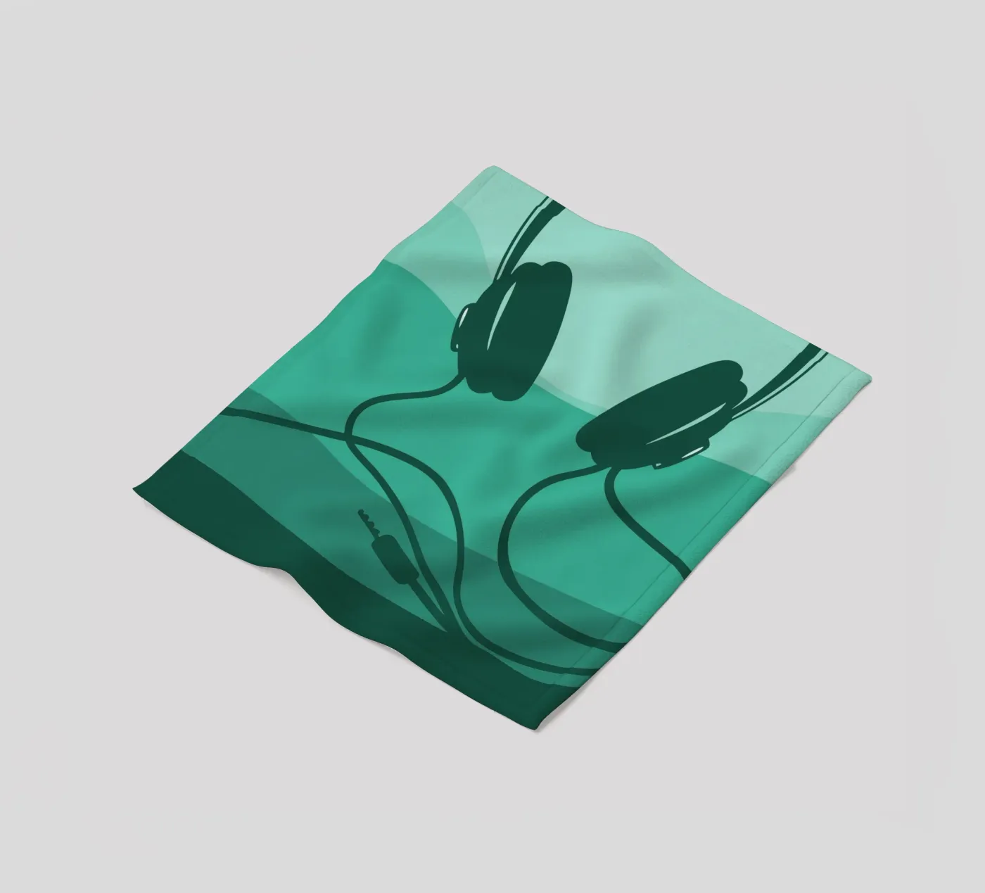 Hoofdtelefoon fleecedeken van MUSIC EDITION