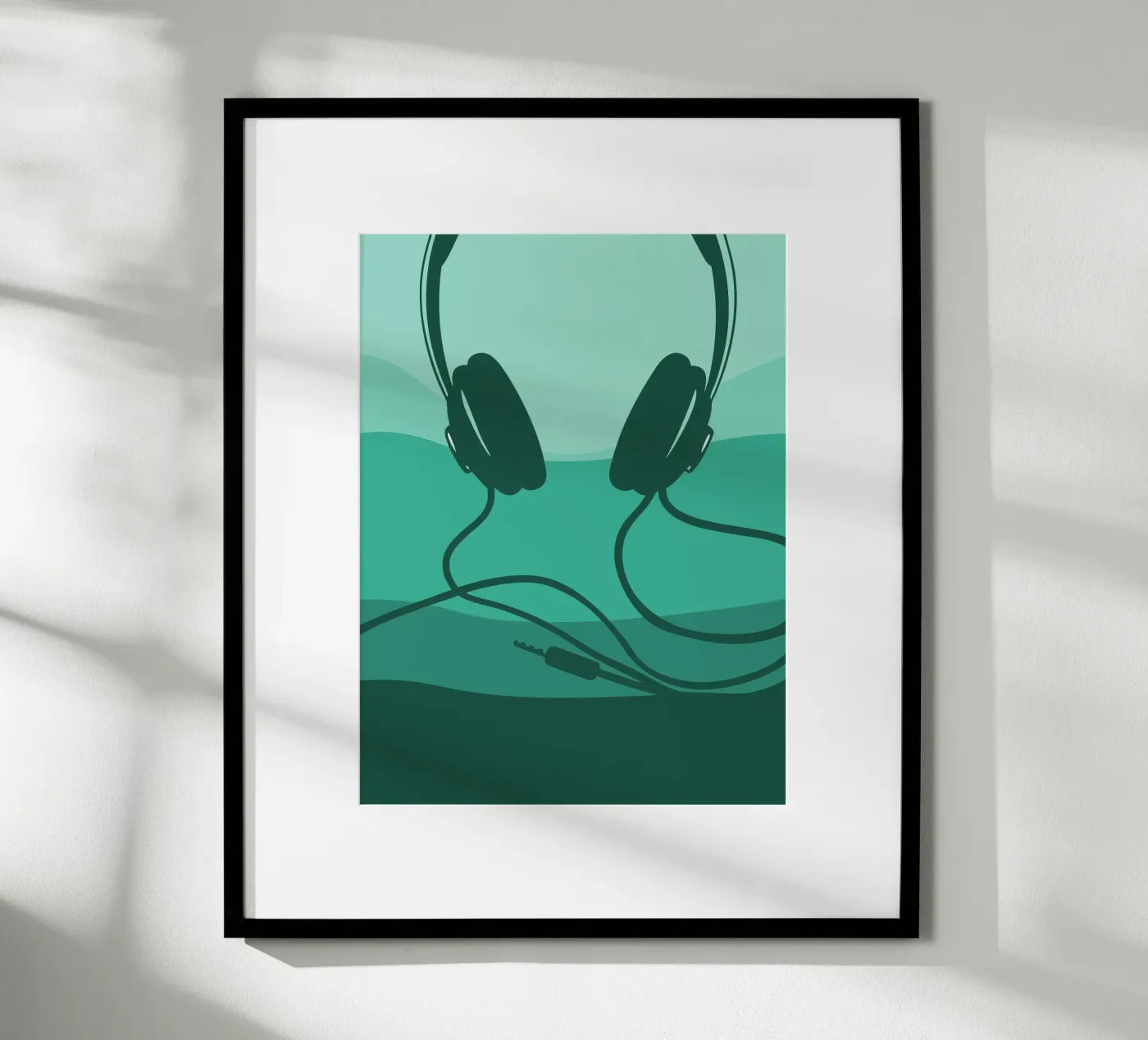 Casques d'écoute poster de MUSIC EDITION