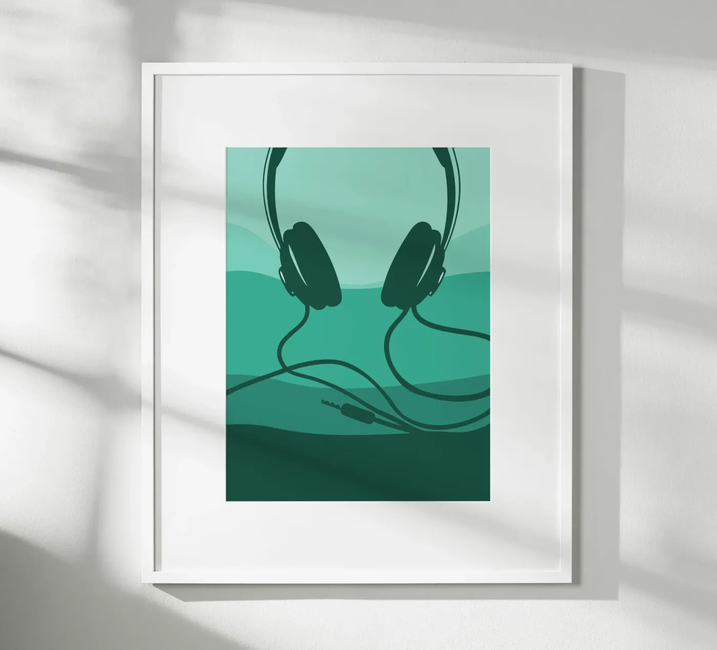 Casques d'écoute poster de MUSIC EDITION