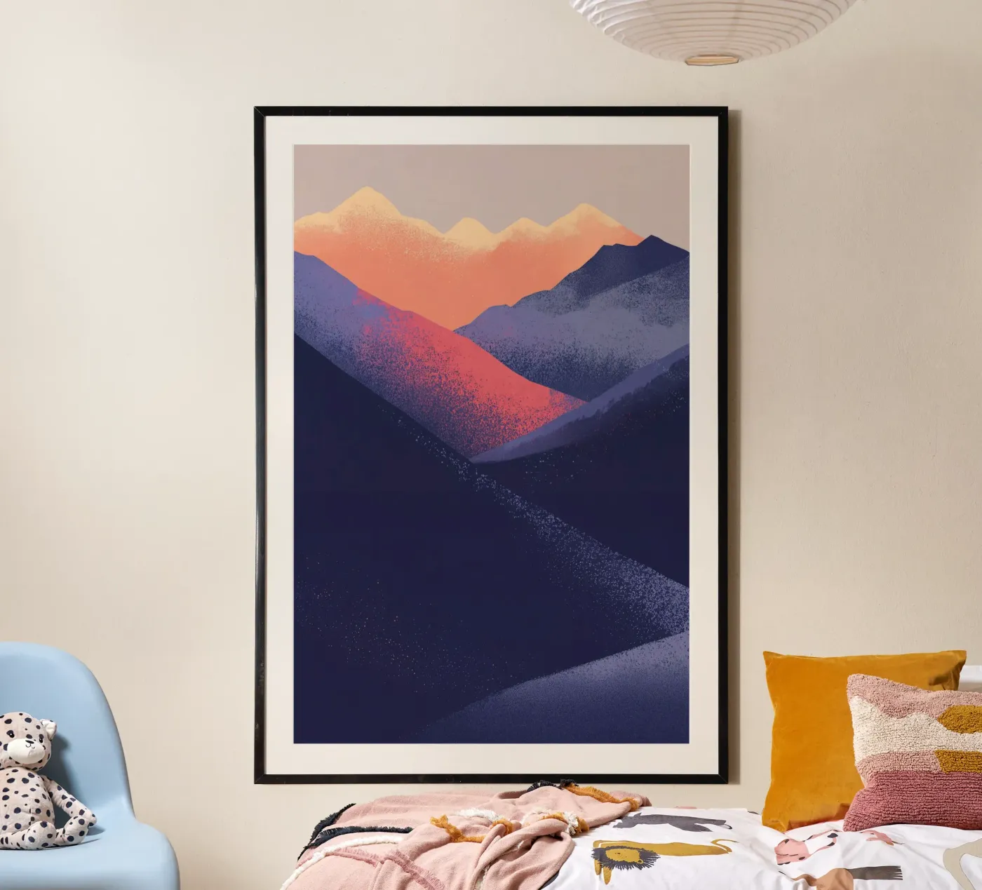 Blue Mountains poster by Synthaira