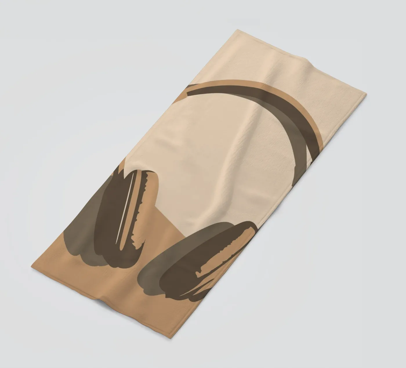 Headphones beach towel by MUSIC EDITION