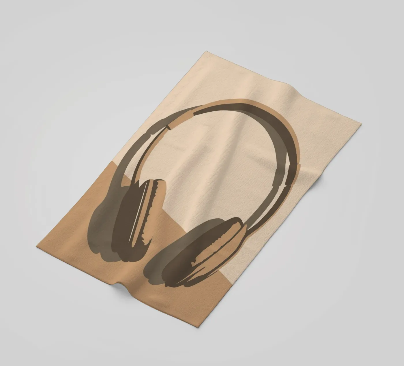 Headphones beach towel by MUSIC EDITION