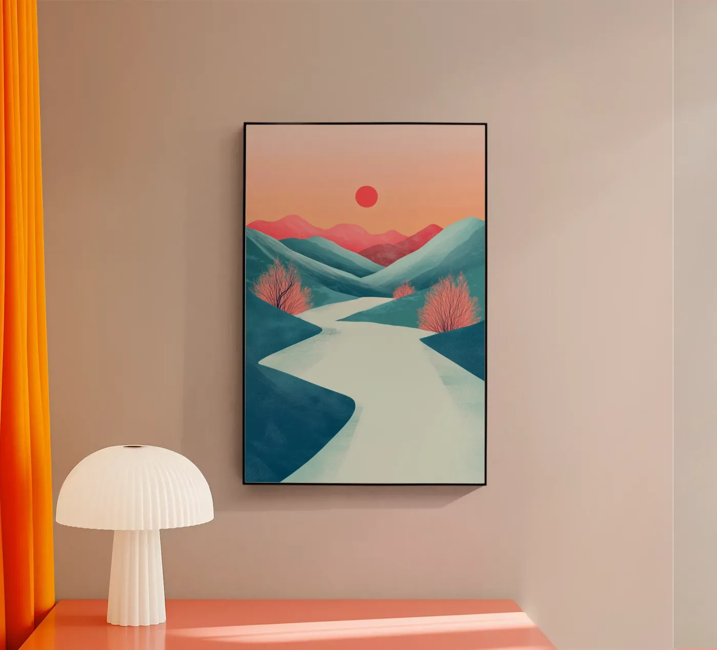 Rivière verte plexiglas de Synthaira