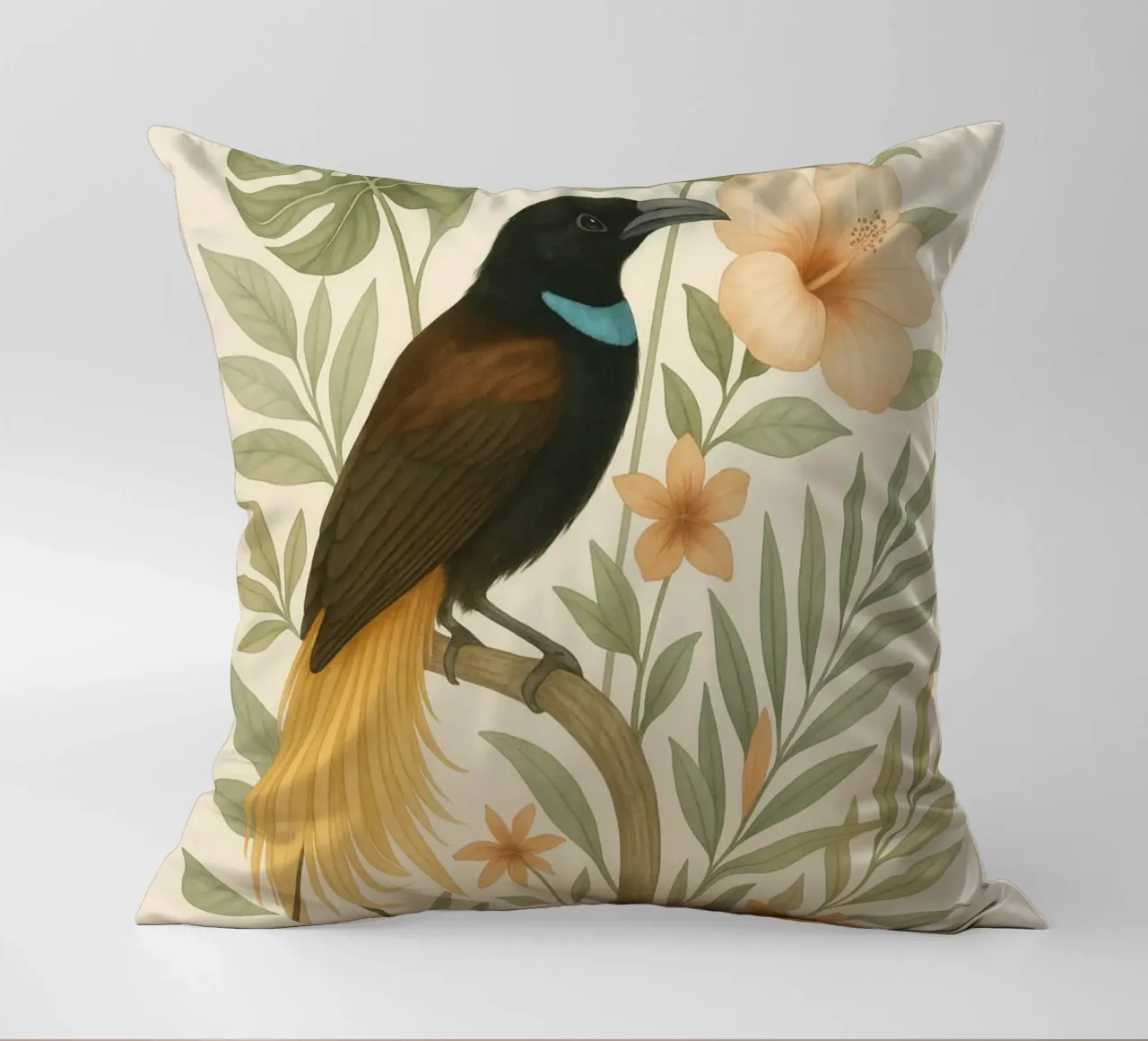 Tropical Bird of Paradise coussin de Studio M