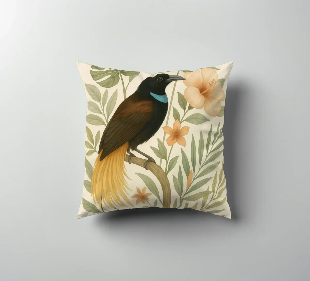 Tropical Bird of Paradise coussin de Studio M