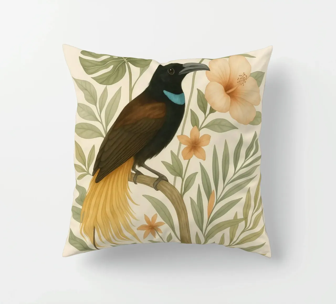 Tropical Bird of Paradise coussin de Studio M