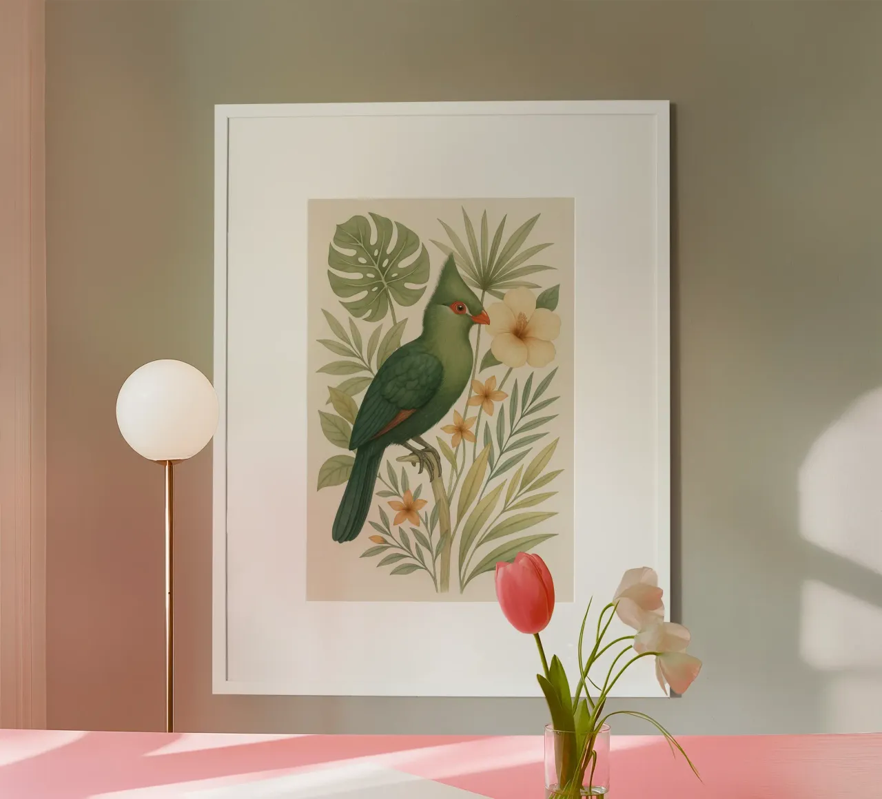 Tropical Turaco Bird hahnemühle de Studio M