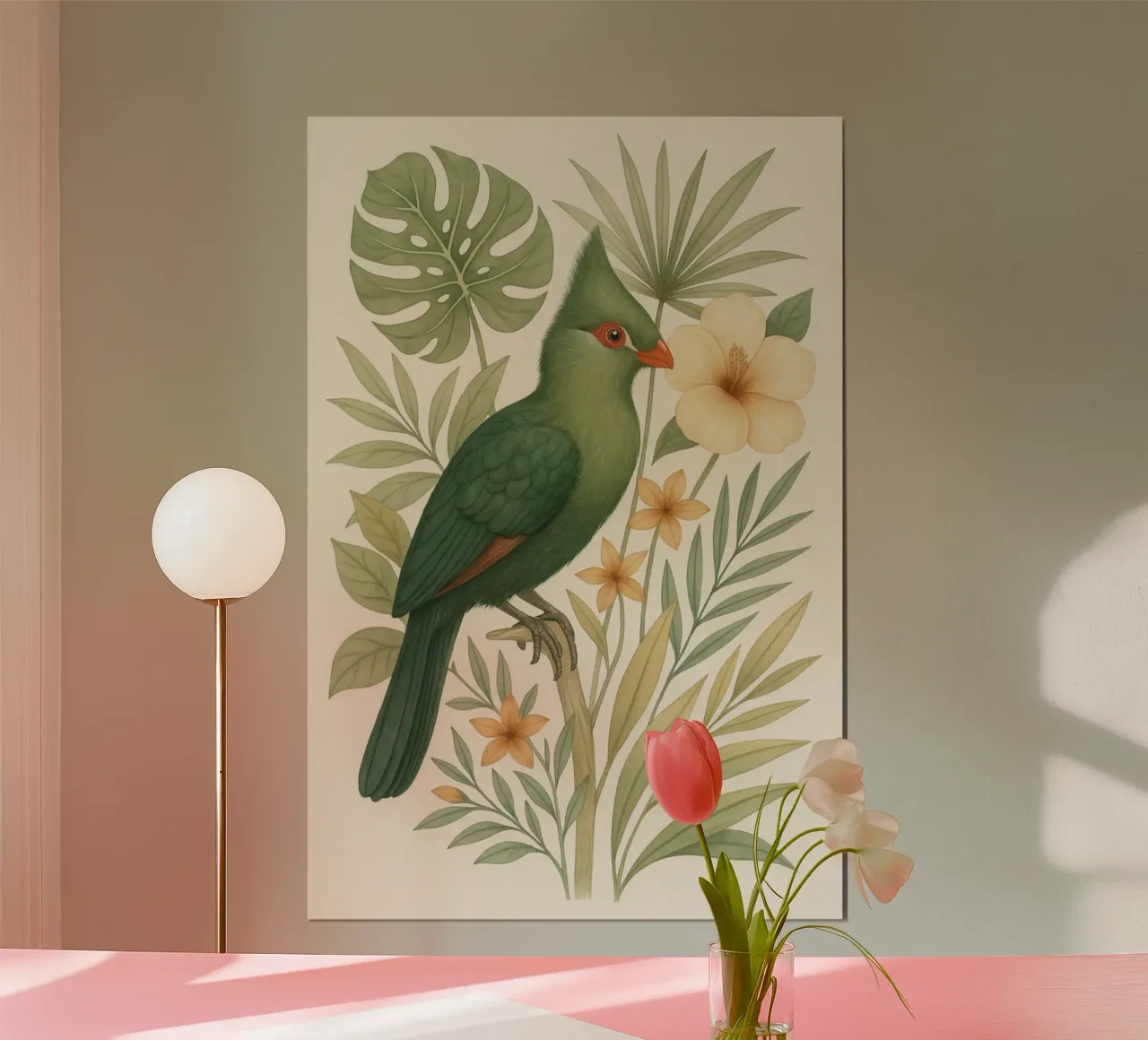 Tropical Turaco Bird hahnemühle de Studio M
