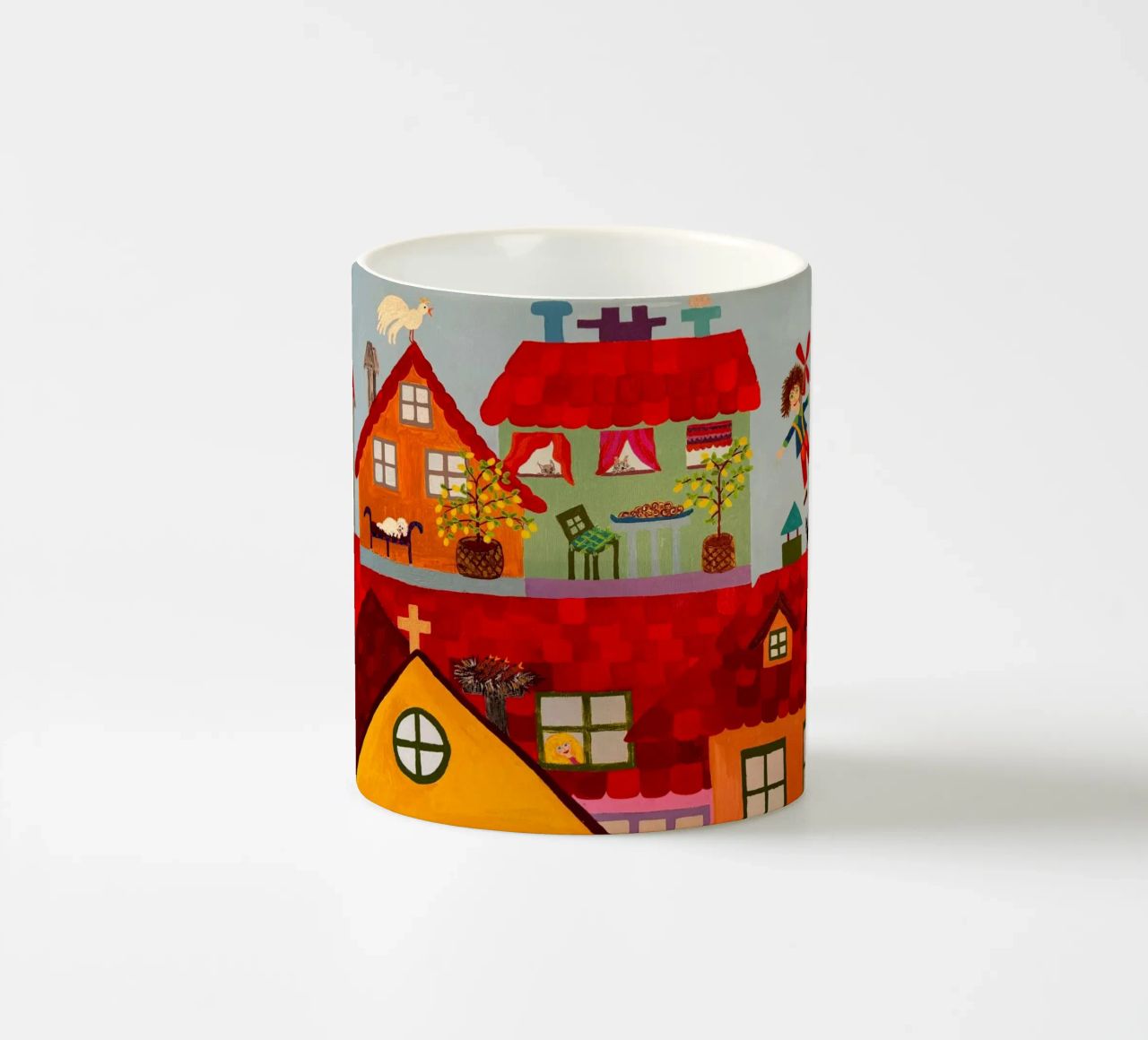 Karlsson sul tetto tazza in ceramica da irenissima