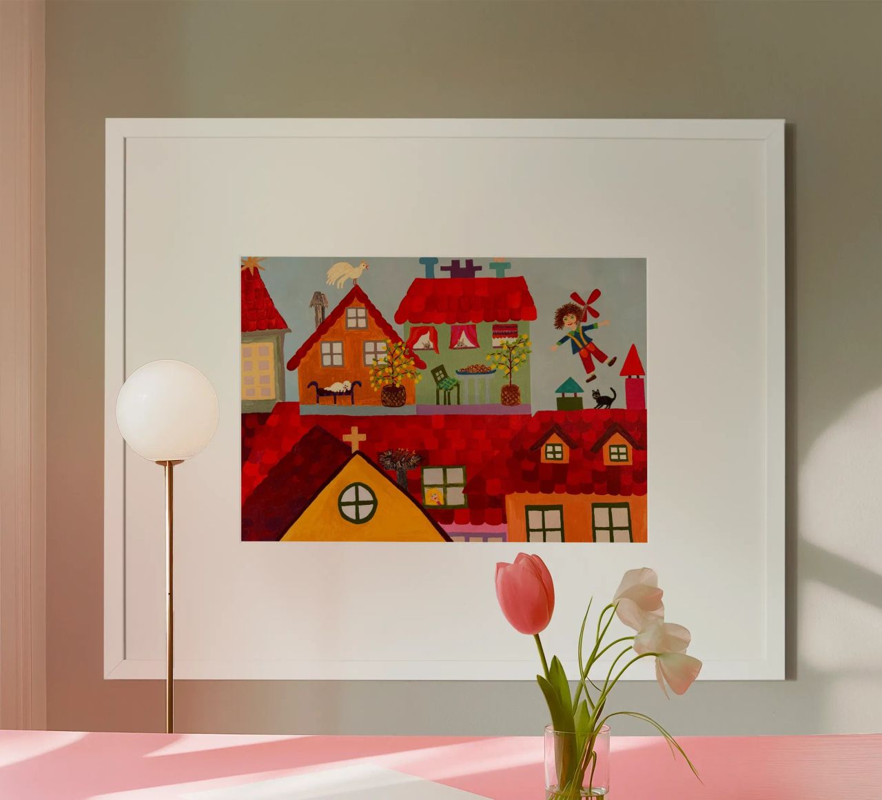 Karlsson on the roof poster by irenissima