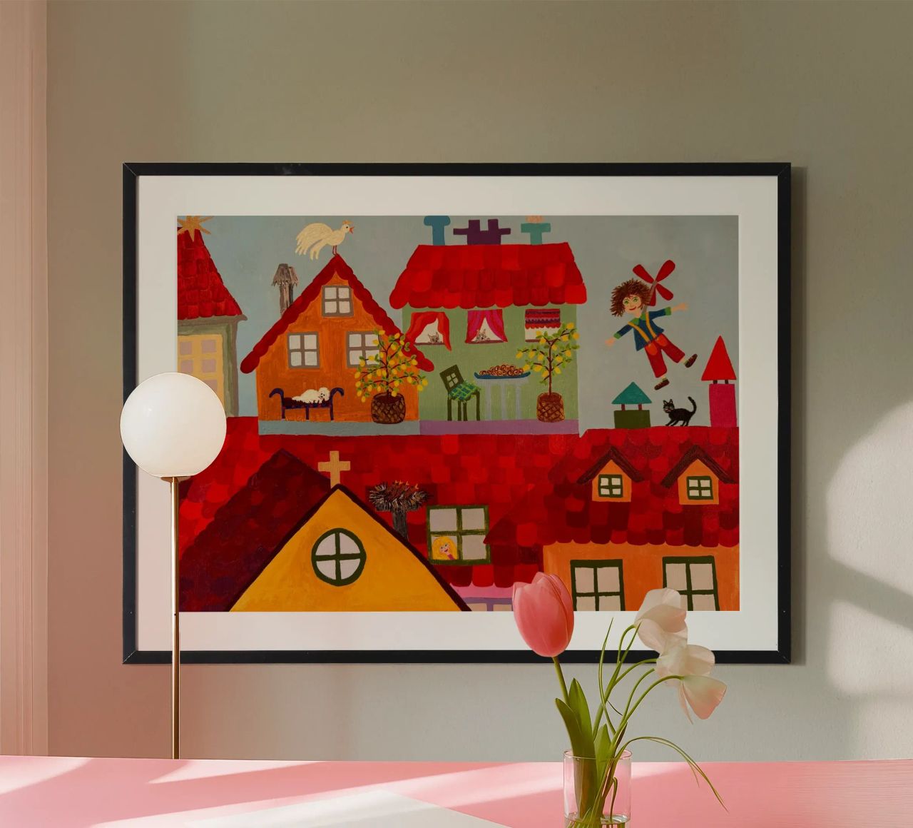 Karlsson on the roof poster by irenissima
