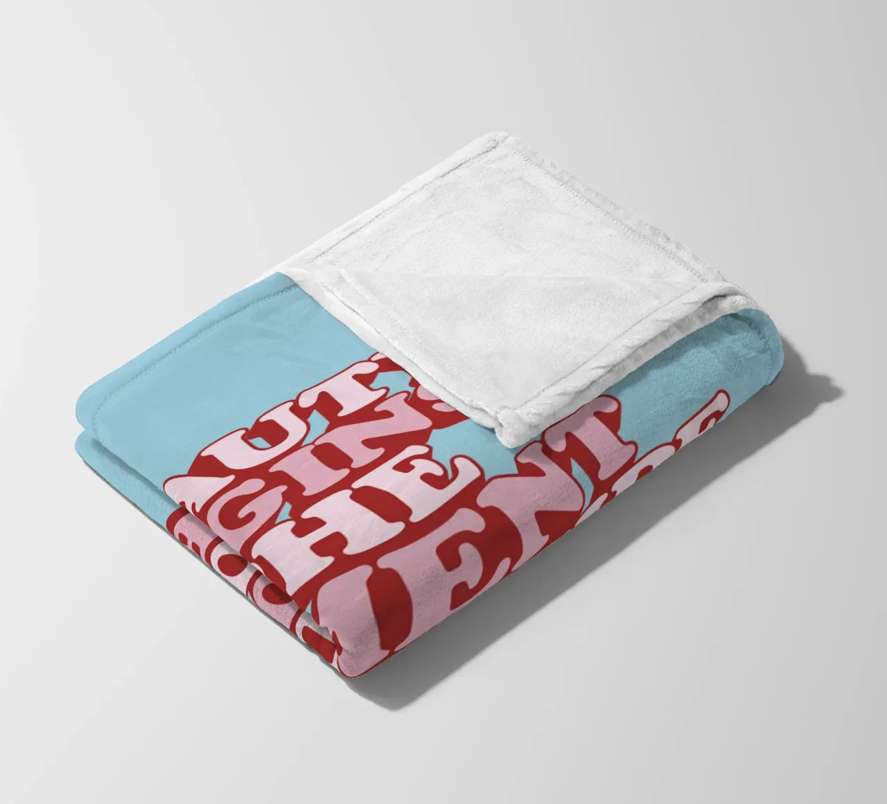La bellezza inizia nel momento in cui si decide di essere se stessi Stampa coperta in pile da THE MOTIVATED TYPE