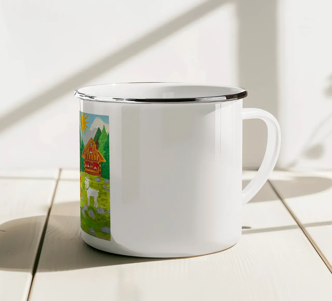Heidi tazza in smalto da irenissima