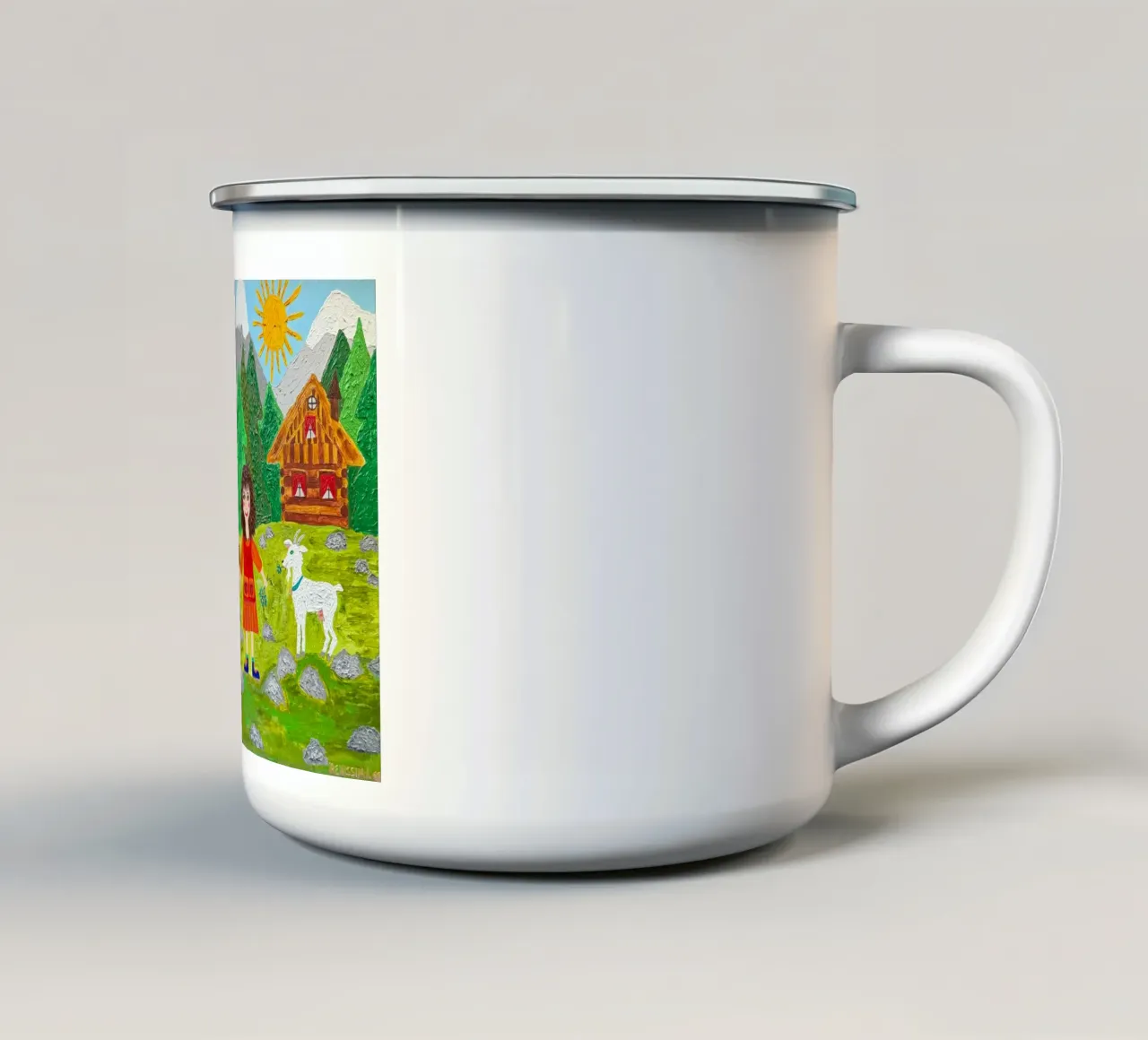 Heidi tazza in smalto da irenissima