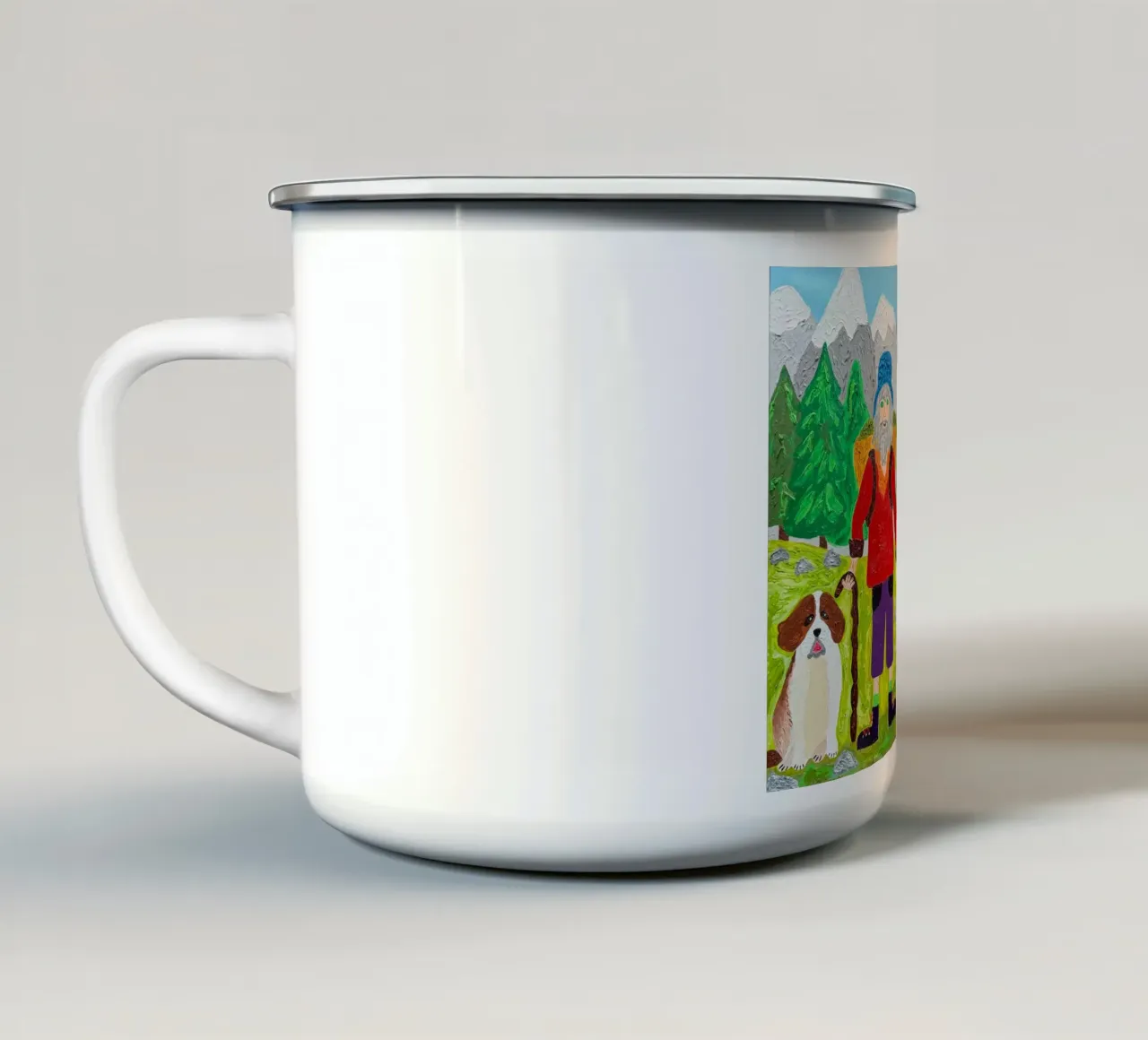 Heidi tazza in smalto da irenissima