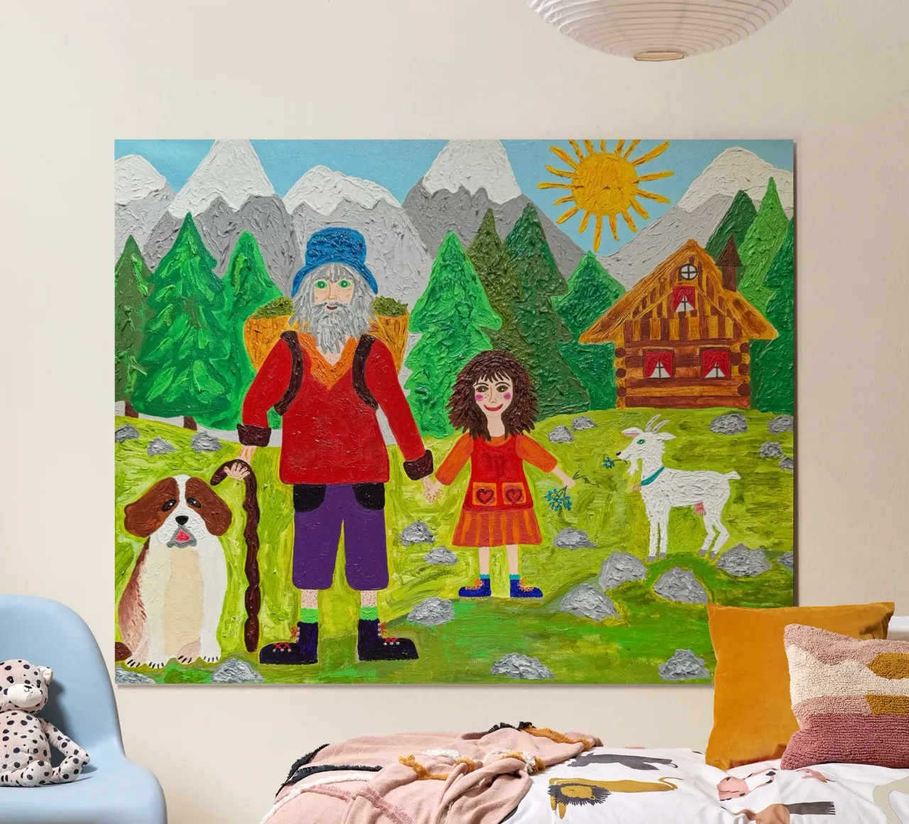Heidi poster con telaio in legno da irenissima
