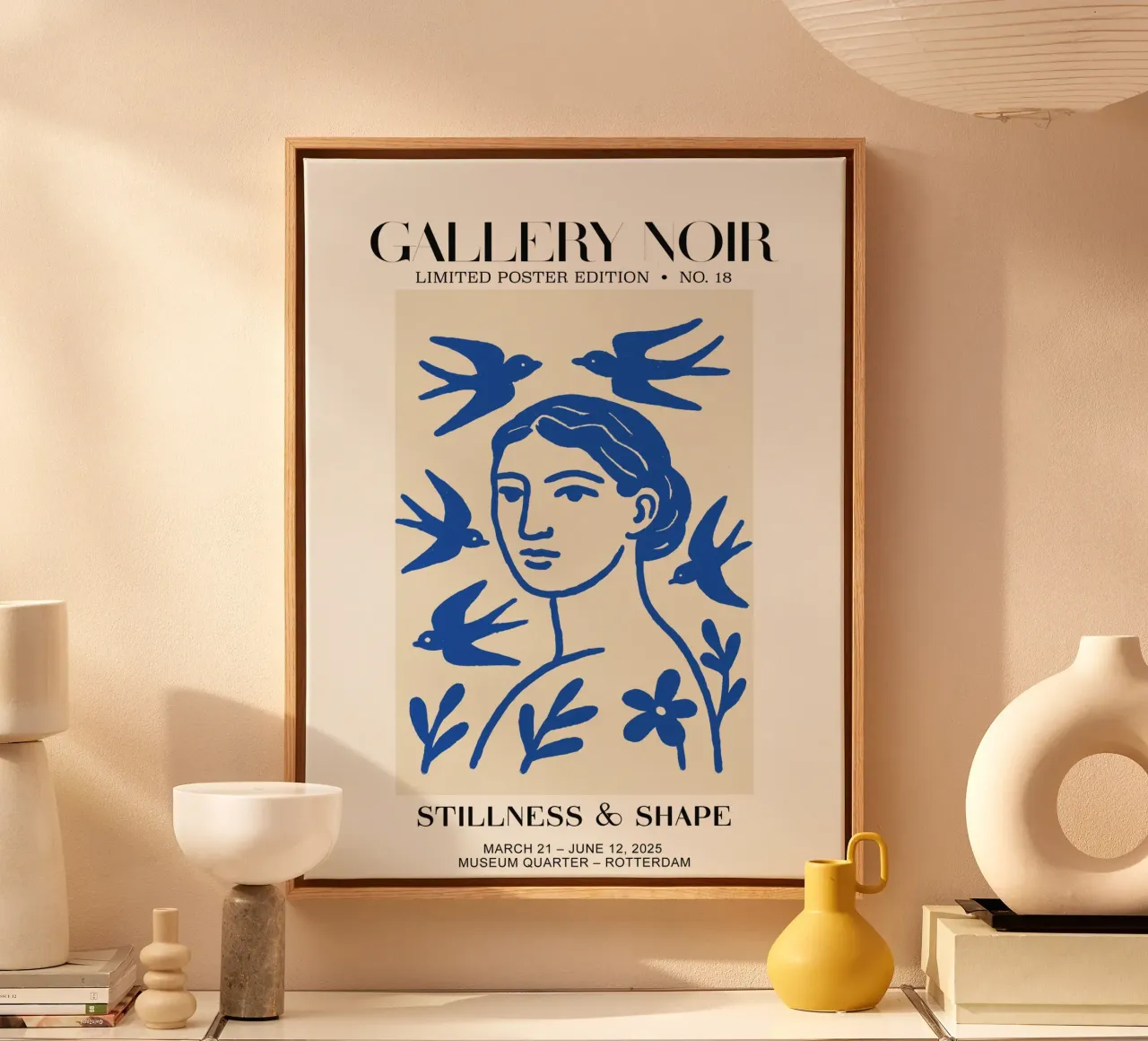Gallery Noir No 18 tela con Cornice a cassetta da treechild