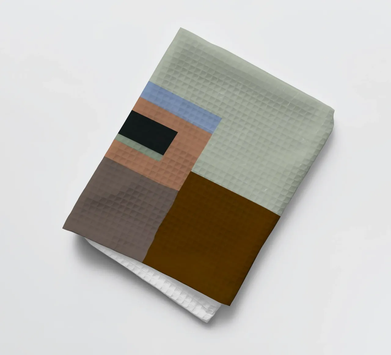 Brick Minimal Collage 06 tea towel by Little Dean