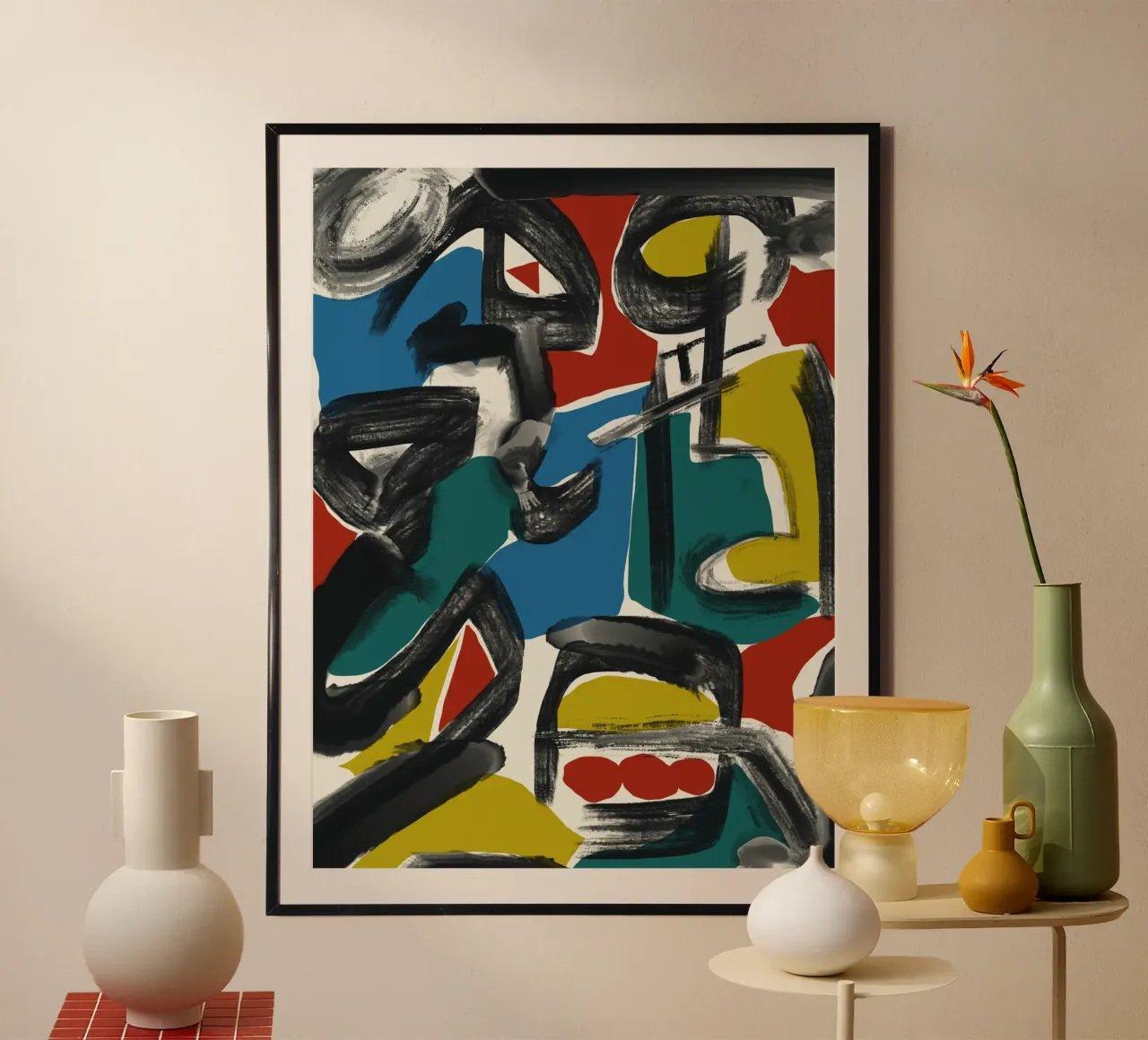 Maximalist abstract 02 hahnemühle by Little Dean