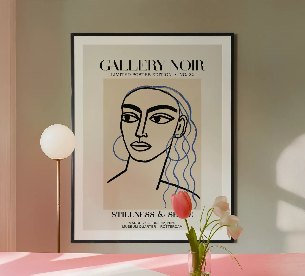 Gallery No 22 poster con telaio in alluminio da treechild