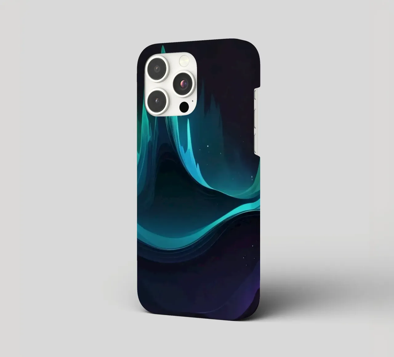 Colorful abstract wave patterns representing sound frequency iphone case by DesignDoodle