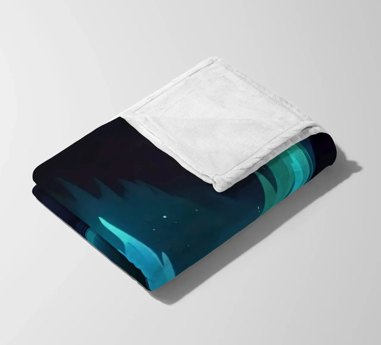 Colorful abstract wave patterns representing sound frequency fleece blanket by DesignDoodle