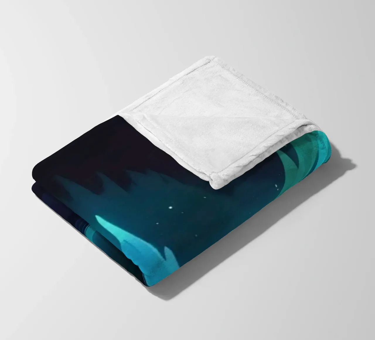 Colorful abstract wave patterns representing sound frequency fleece blanket by DesignDoodle