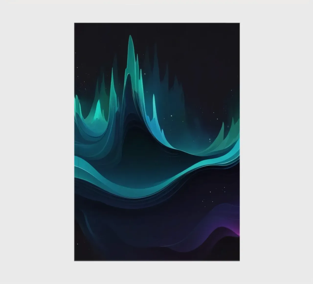 Modelli di onde astratte colorate che rappresentano la frequenza del suono diario da DesignDoodle