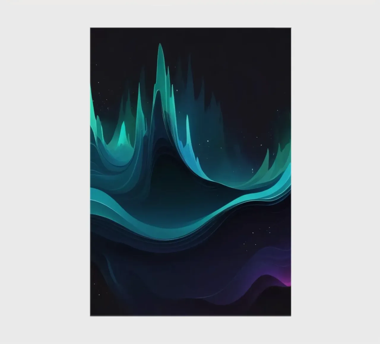 Modelli di onde astratte colorate che rappresentano la frequenza del suono diario da DesignDoodle