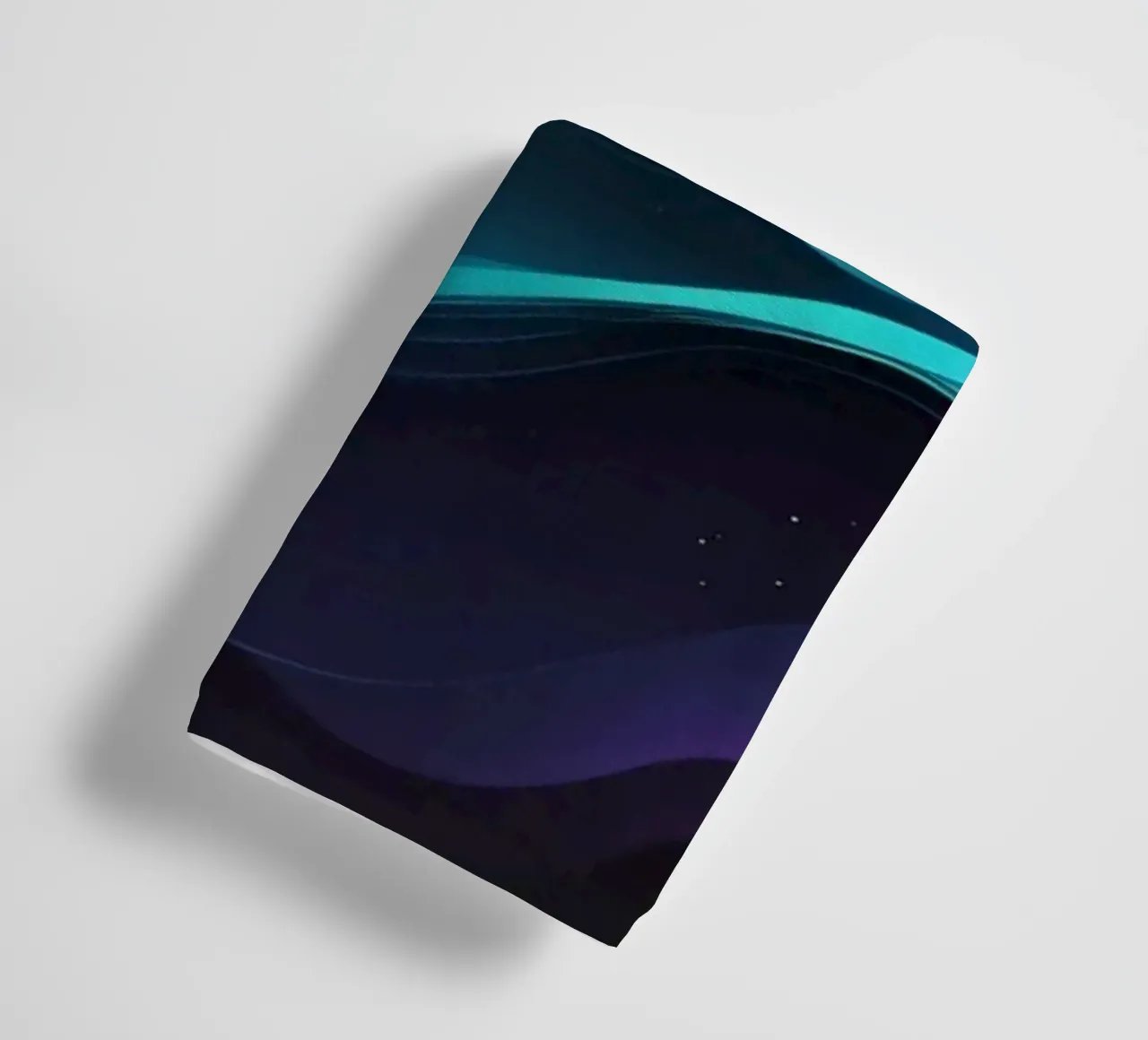 Modelli di onde astratte colorate che rappresentano la frequenza del suono asciugamano da bagno da DesignDoodle