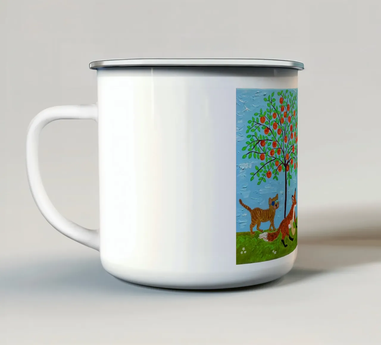 Pinocchio tazza in smalto da irenissima