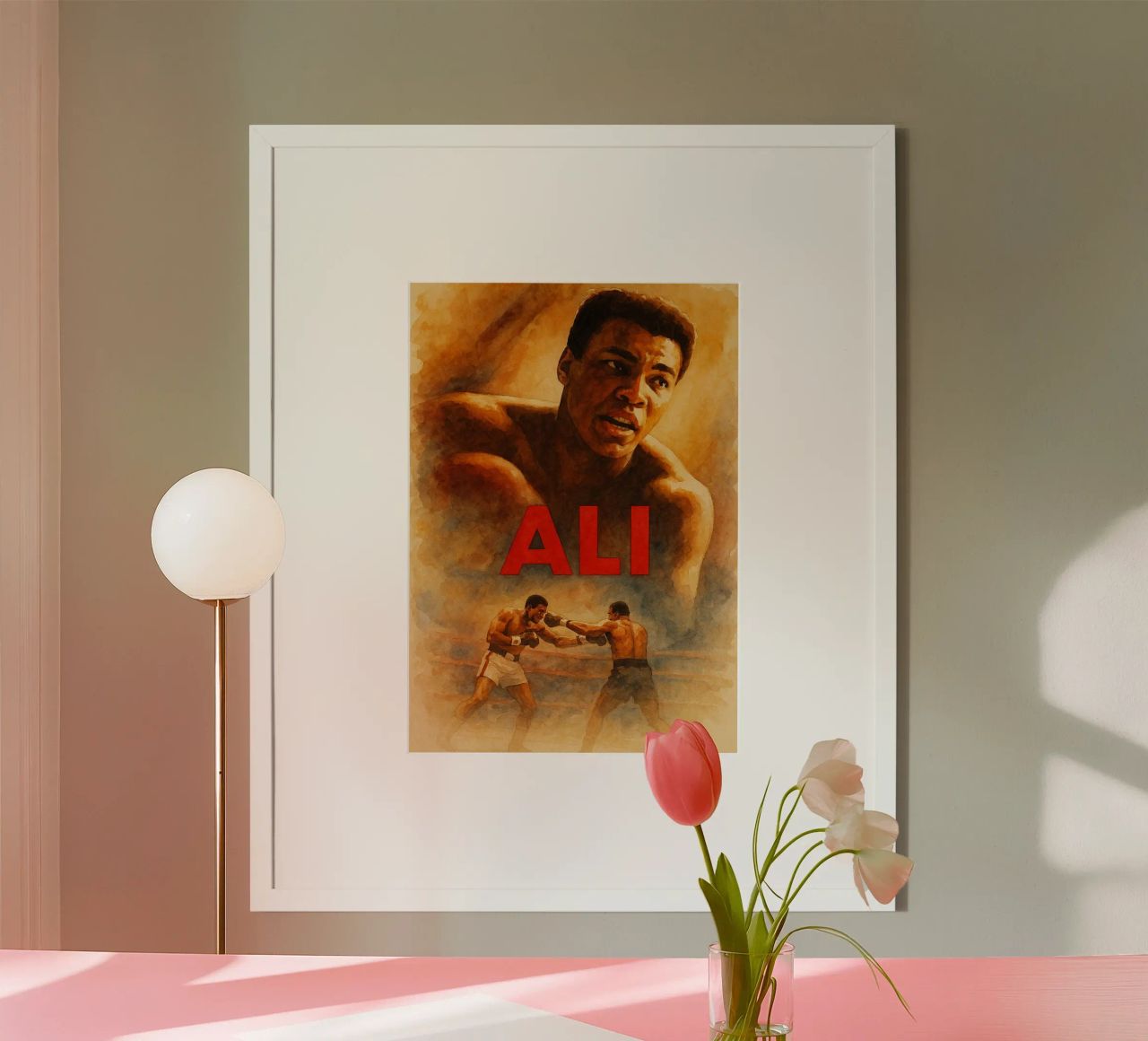ali Übermalung Phantasie Reproduktion Kunst Poster von SIQAYA