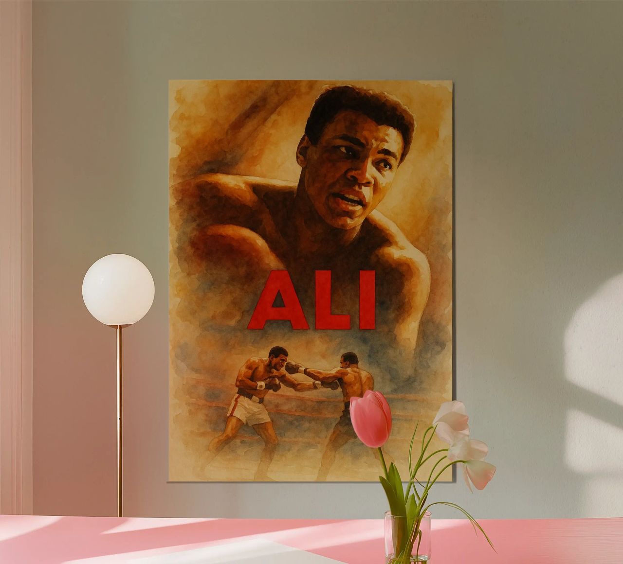 ali Übermalung Phantasie Reproduktion Kunst Poster von SIQAYA