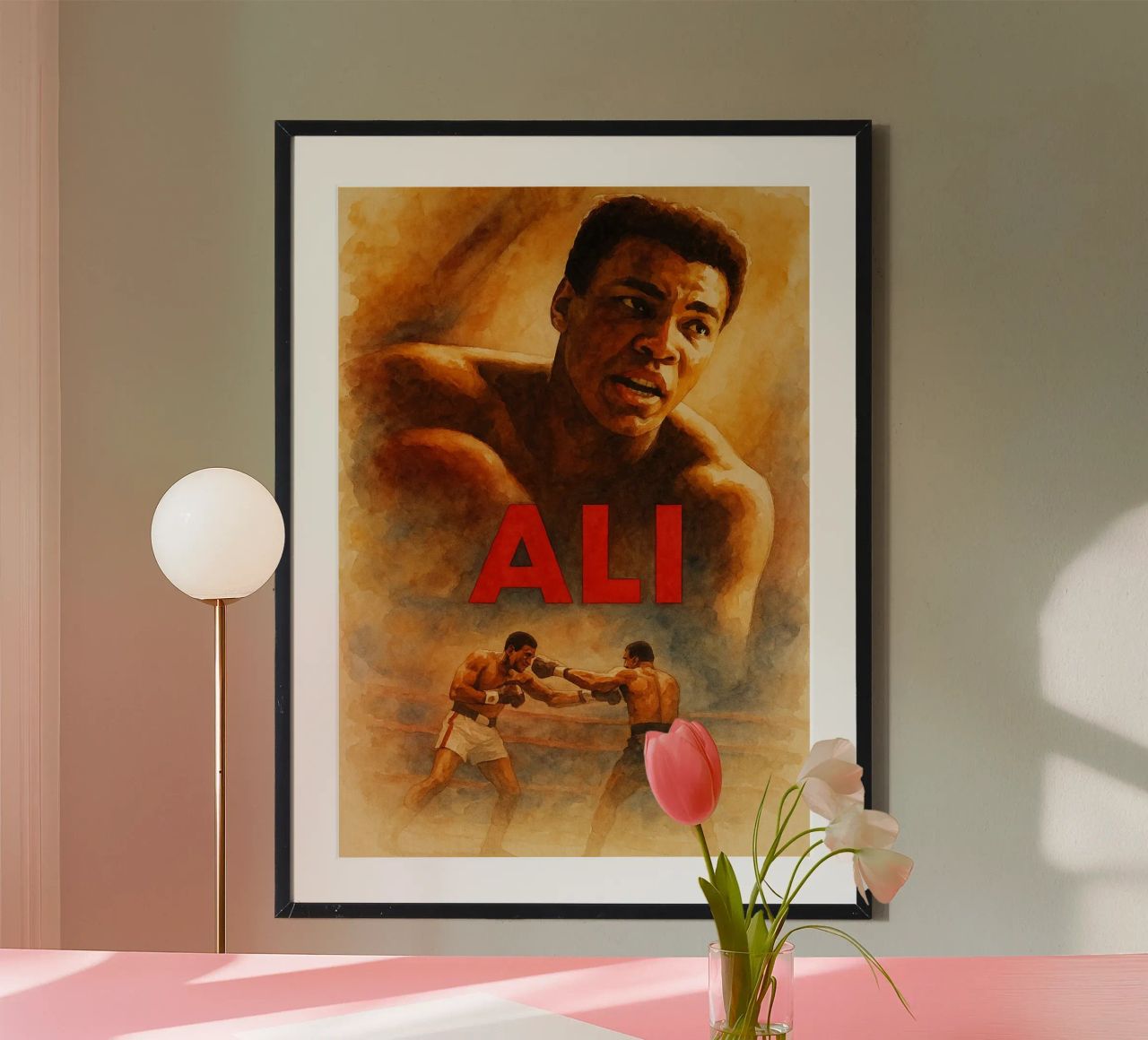ali Übermalung Phantasie Reproduktion Kunst Poster von SIQAYA