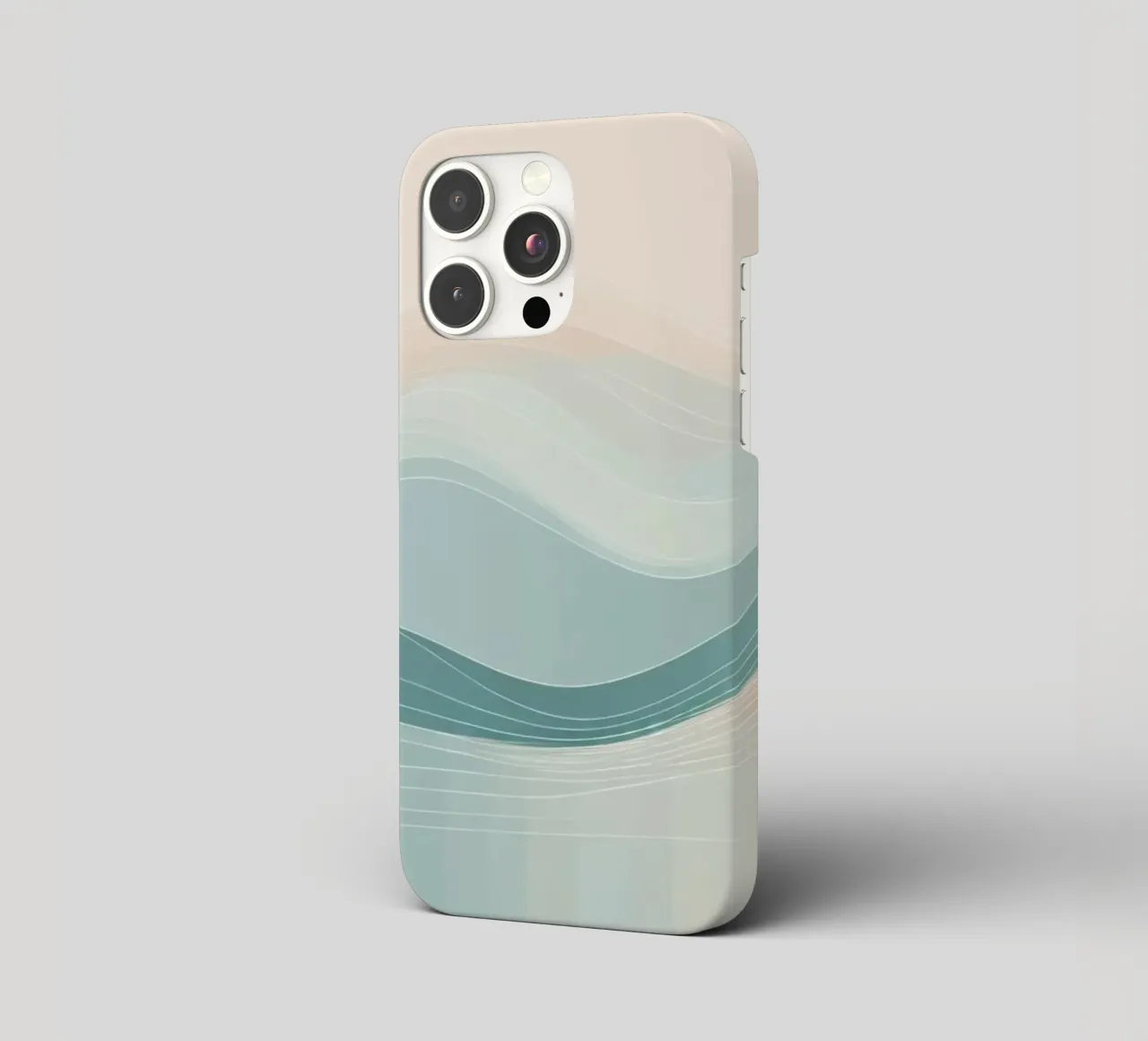 Morbide onde di colore si fondono armoniosamente in un disegno astratto. cover iphone da DesignDoodle