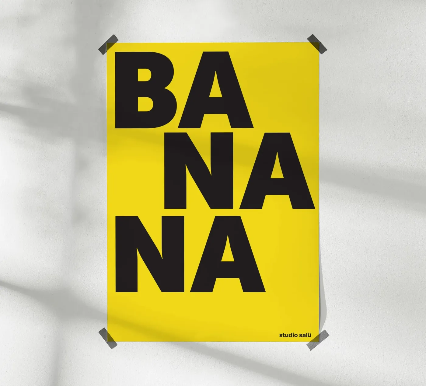 BANANA poster da studio salü