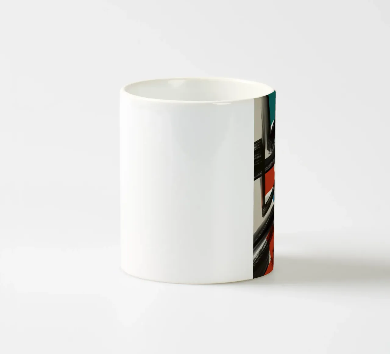 Maximalistisch abstract keramische mok van Little Dean
